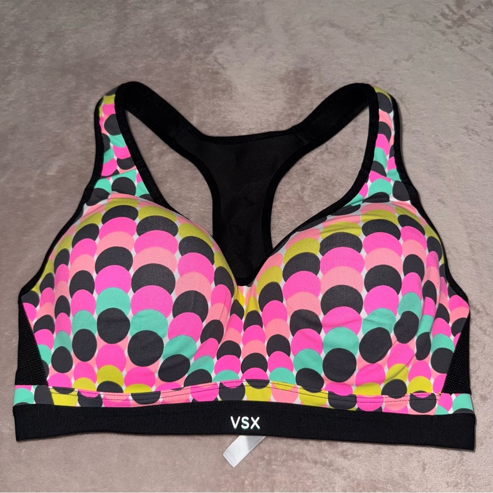 Vintage multicolor victorias secret sport bra 34D